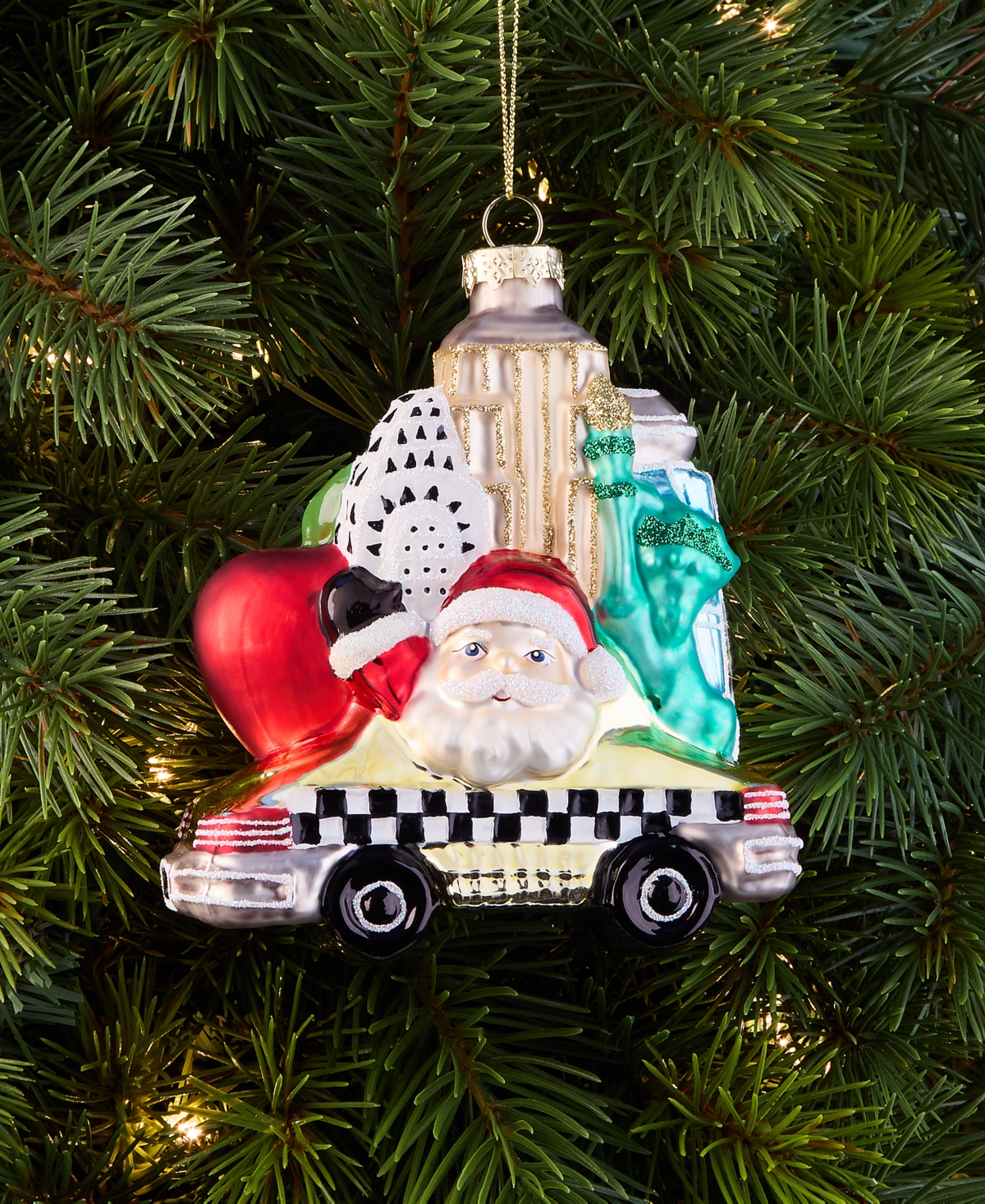 Holiday Lane New York City Icons Glass Ornament, Macy's Exclusive