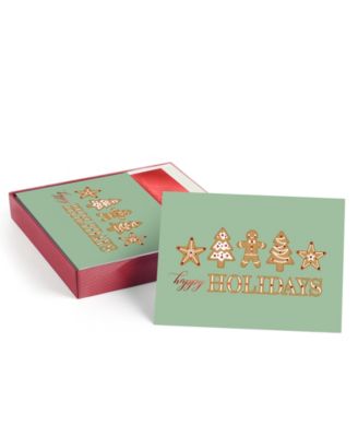 Gingerbread Holiday Boxed Cards