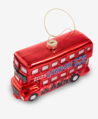 Around the World London 2025 Double-Decker Bus Ornament, Macy's Exclusive