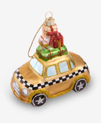 New York City Glass Gift-Top Taxi Ornament, Macy's Exclusive