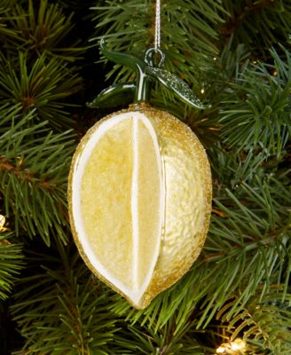 Spirits Glass Lemon Ornament, Macy's Exclusive