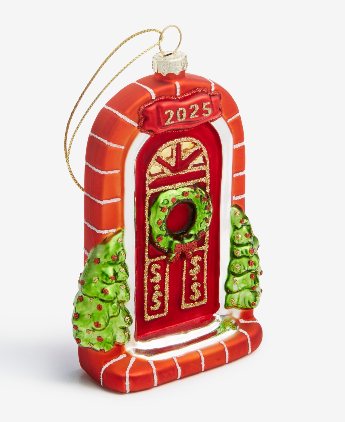 Holiday Lane Our First Home 2025 Glass Door Ornament, Macy's Exclusive