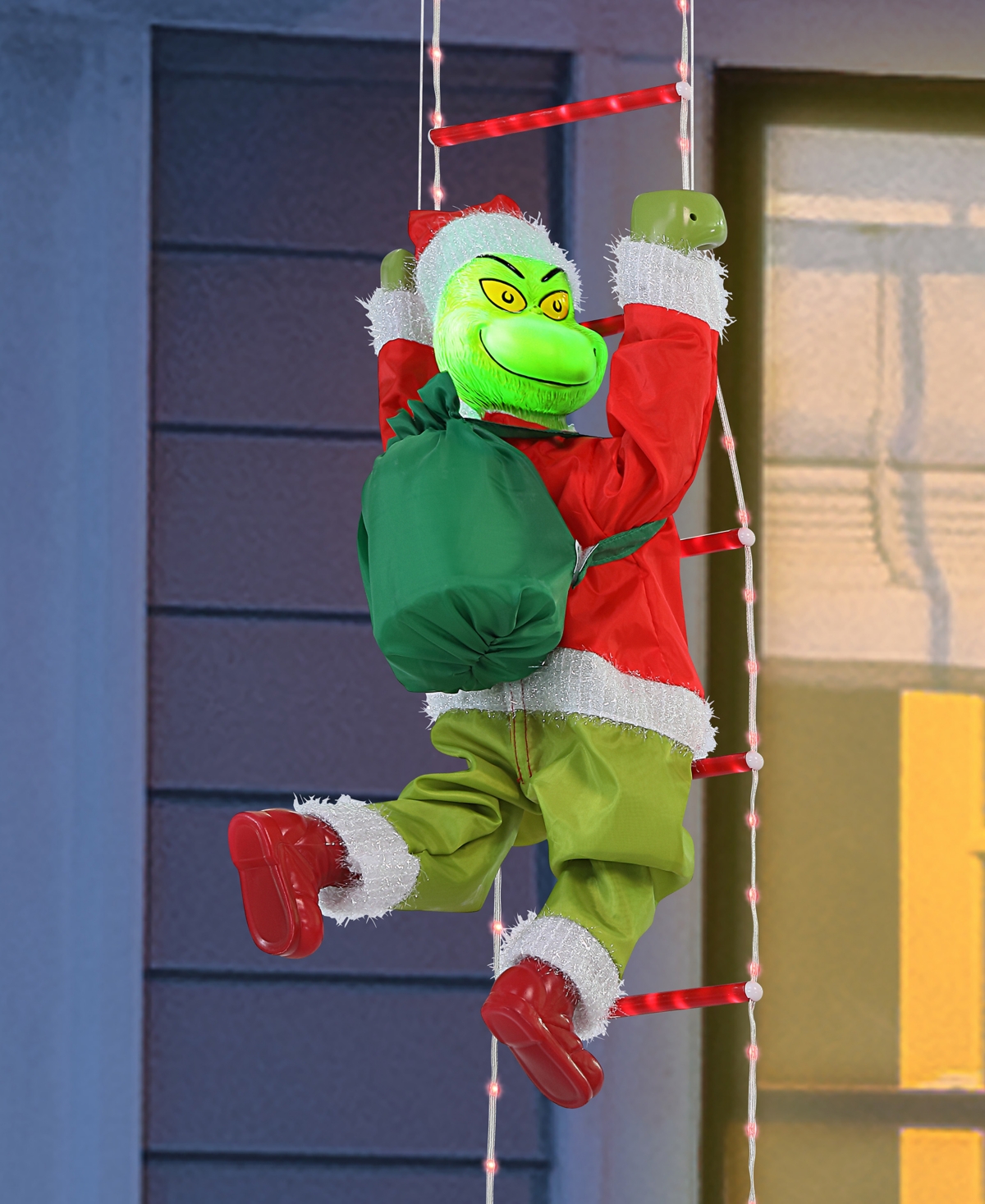 Mr. Christmas Super Climbing Outdoor Rope Ladder Climbing Grinch