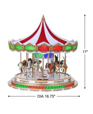 Deluxe Holiday Light Show Carousel