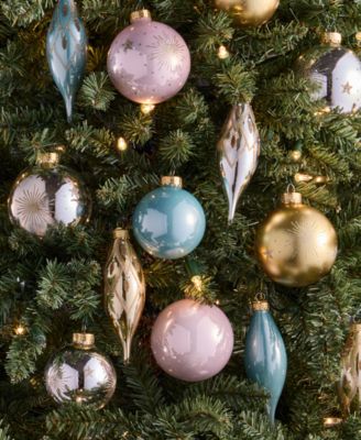 Opulence Set of 22 Glass Mixed Ornaments, Macy's Exclusive