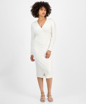 GUESS - Women's Miranda Long-Sleeve Sweater Dress