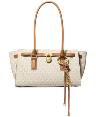 Michael Kors Hamilton Moderne Medium Signature Logo Satchel Bag