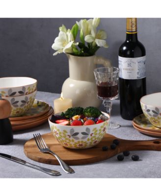 Floral 12-Pc. Dinnerware Set, Service for 4