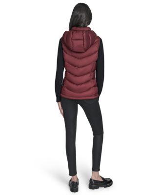 Women's Packable Hooded Puffer Vest