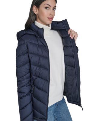 Women's Packable Hooded Puffer Coat, Created for Macy's