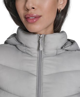 Women's Packable Hooded Puffer Coat, Created for Macy's