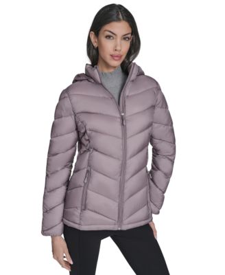 Women's Packable Hooded Puffer Coat, Created for Macy's