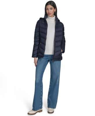 Women's Packable Hooded Puffer Coat, Created for Macy's