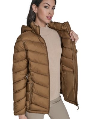 Women's Packable Hooded Puffer Coat, Created for Macy's