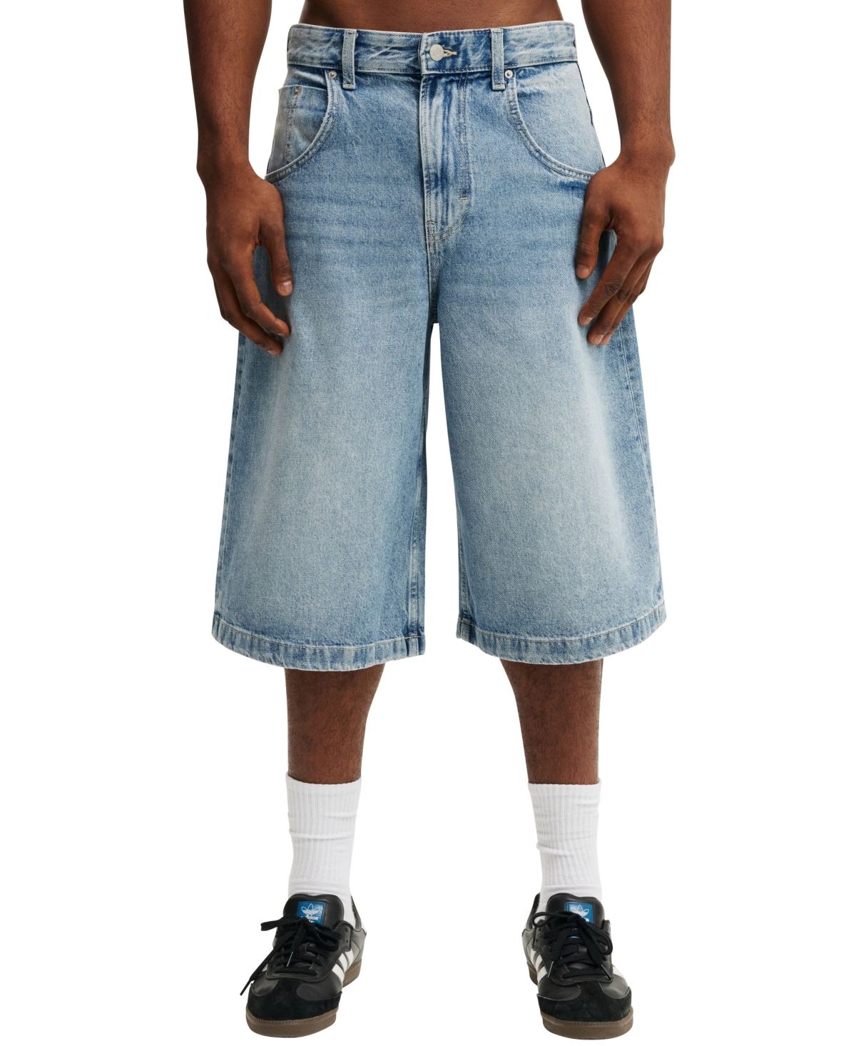Men's Super Wide Jort Shorts - Blue