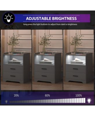 Vanity Makeup Desk with Mirror and Lights