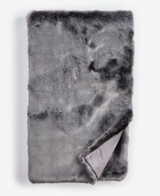 Lynx Faux Fur Throw, 50" x 60", Exclusively at Macy’s