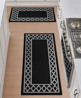 Christine Trellis Border Tufted 2-Pc. Runner Set