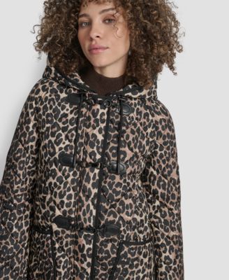 Women's Hooded Toggle Quilted Coat