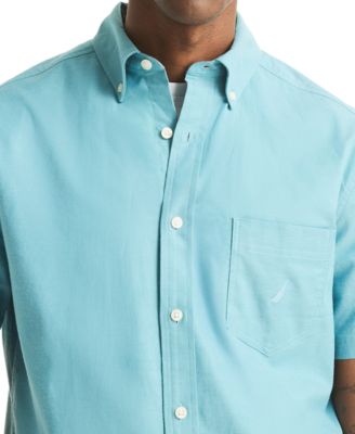 Men's Short Sleeve Button-Down Oxford Shirt