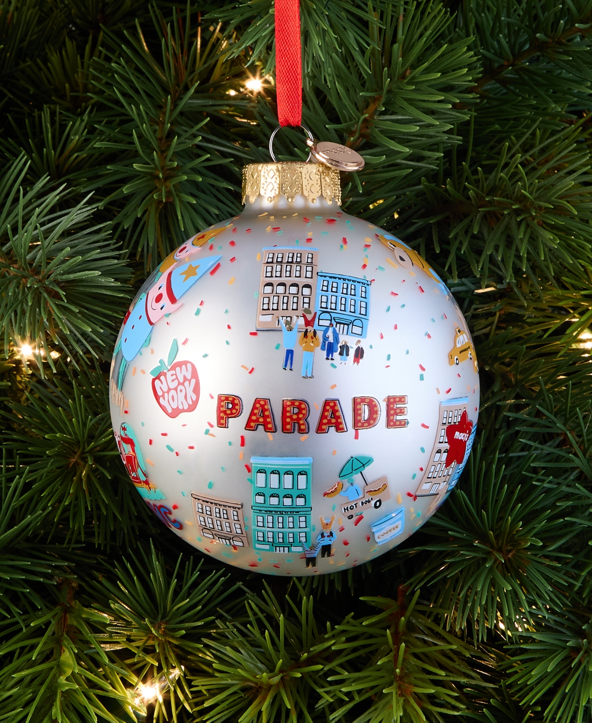Macy's Thanksgiving Day Parade Glass Ball Ornament,  Exclusive In Multi