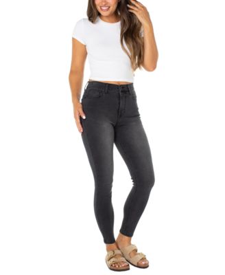 High Rise Skinny Ankle Jeans