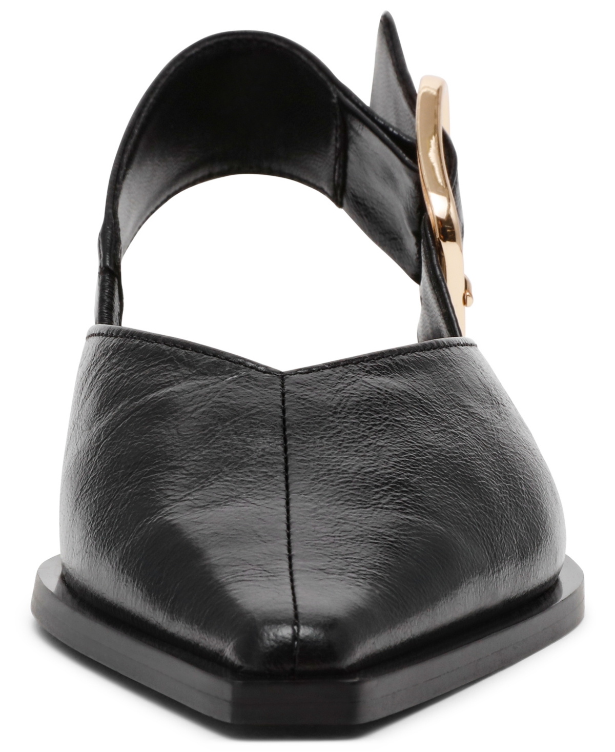 Steve Madden Shay Pointed Toe Slingback Flat In Black