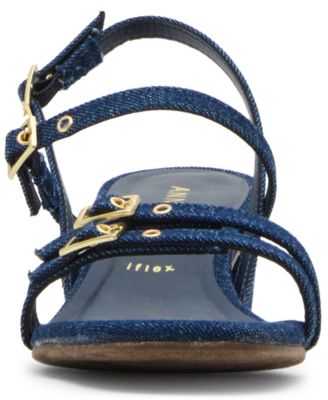 Women's Mackenzie Strappy Buckle Block Heel Dress Sandals