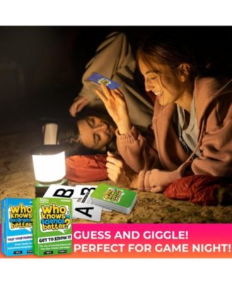 Who Knows Me Better? - Teens & Family Card Trivia Game | Fun Learning & Educational Questions for Teens & Families