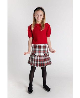 Plaid Pleated Skirt