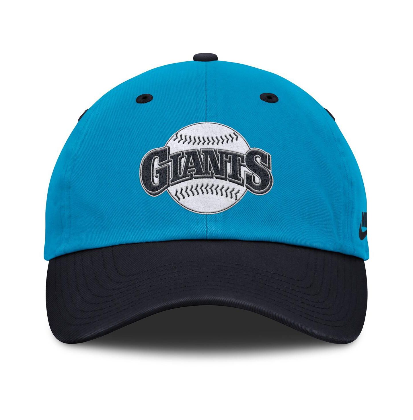 Мужская кепка Nike Blue/Navy San Francisco Giants Neon 90s Club Adjustable Hat — фото 4