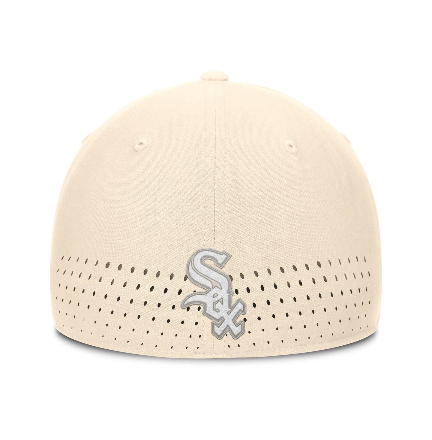Мужская кепка Nike Cream Chicago White Sox Rise Performance Flex Hat — фото 2