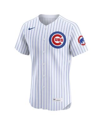 Men's Dansby Swanson White Chicago Cubs Home Elite Jersey
