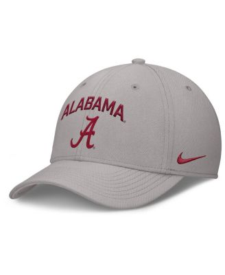 Nike - Men's Gray Alabama Crimson Tide 2025 On-Field Rise Performance Flex Hat