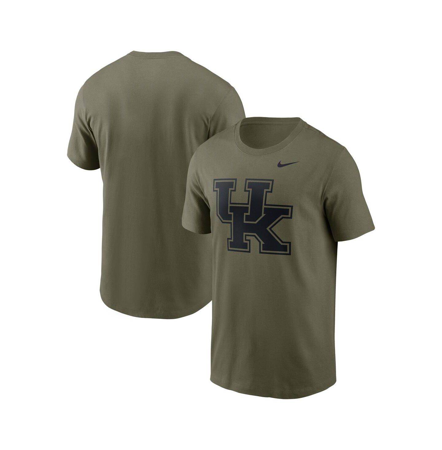 Мужская футболка Nike Olive Kentucky Wildcats Primetime Logo Performance — фото 1