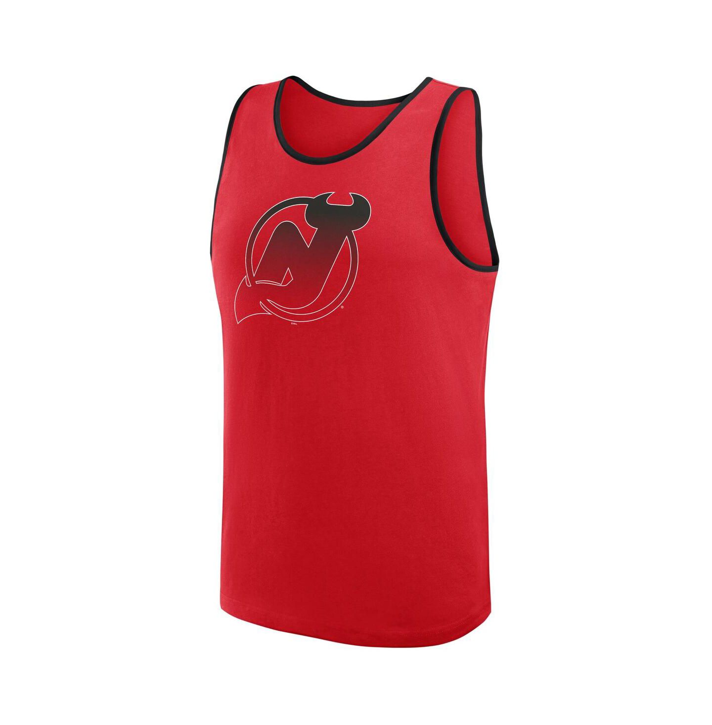 Мужской топ Logo Athletic Red New Jersey Devils Unmatched Success — фото 3