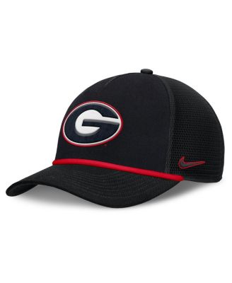 Nike - Men's Black Georgia Bulldogs Rise Primetime Trucker Adjustable Hat