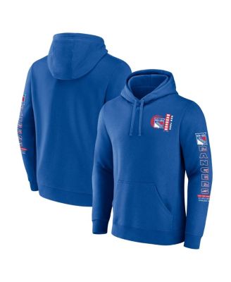 Fanatics - Men's Blue New York Rangers Revolution Pullover Hoodie