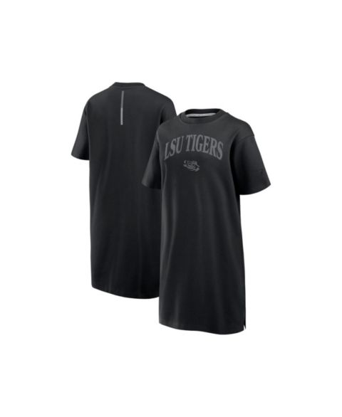 Женское платье Fanatics Black LSU Tigers Elements Go Tri-Blend T-Shirt
