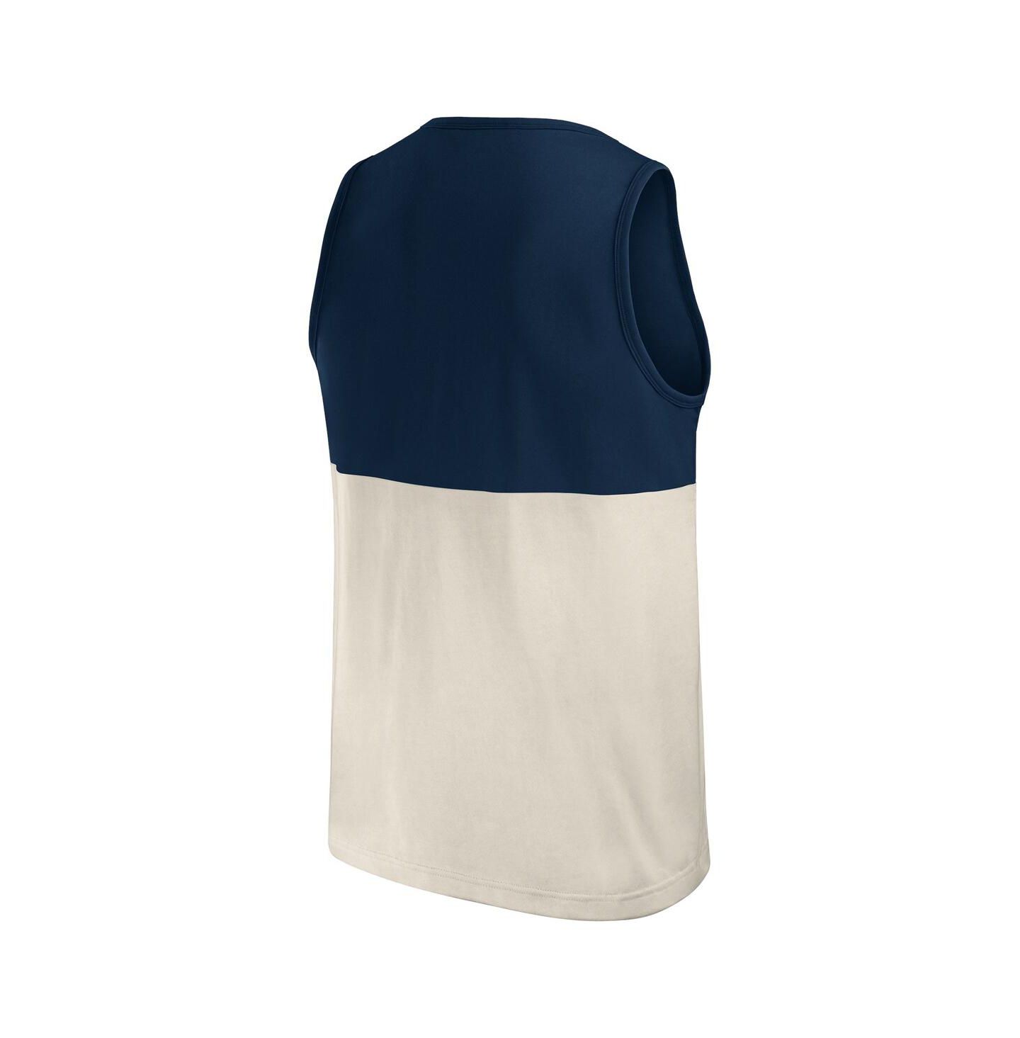Мужской топ Fanatics Darius Rucker Collection by Navy Atlanta Braves Color Block — фото 2