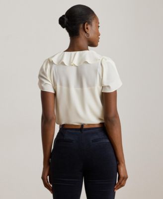 Women's Ruffle-Trim Georgette Blouse