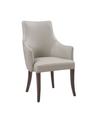 Connie Leatherette Upholstered Dining Armchair