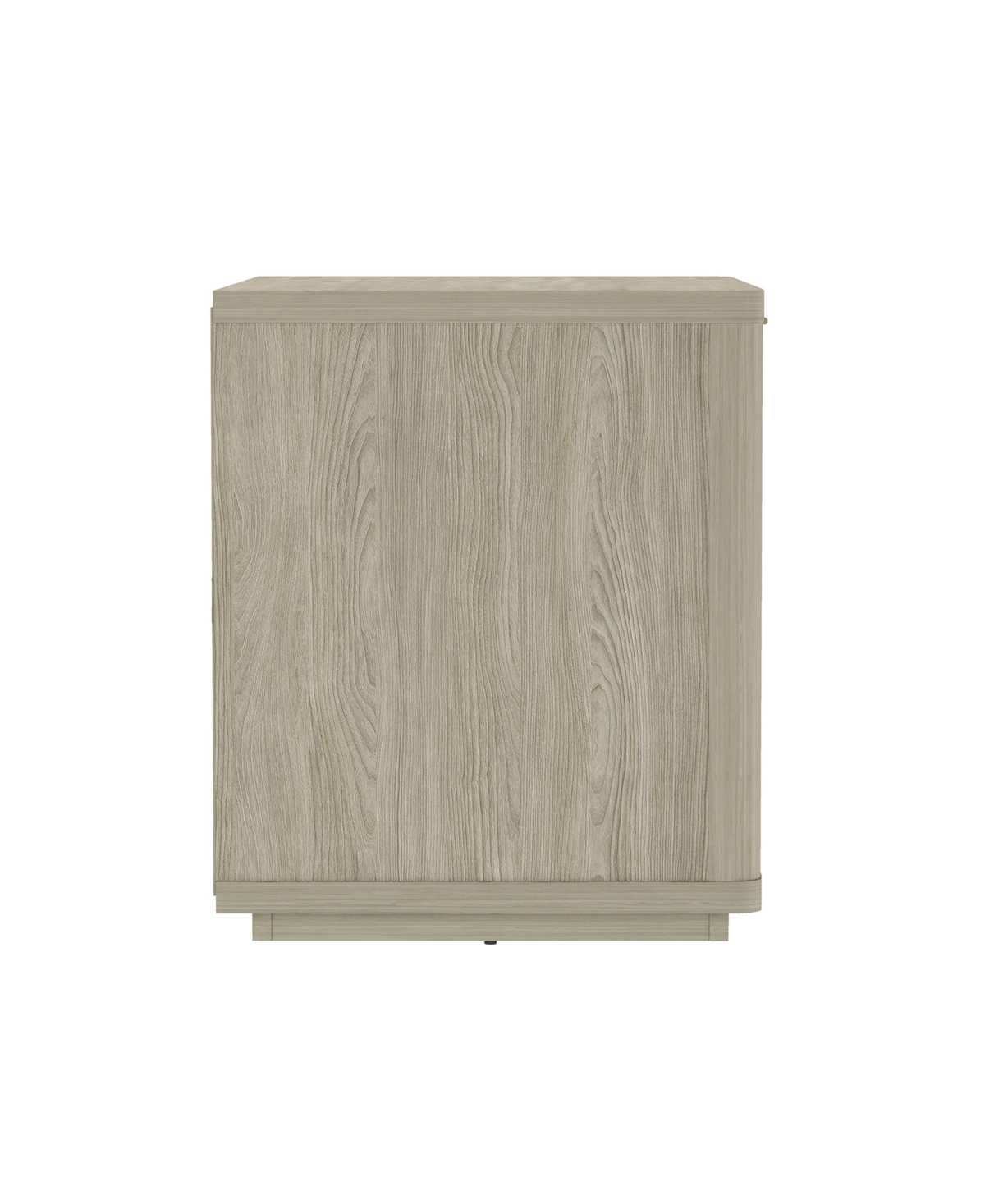 Manhattan Comfort 32" Evelyn Wood 1-drawer Nightstand In Brown