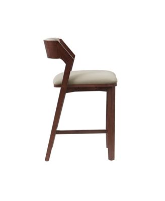 Patricia 36.2" Velvet Upholstered Counter Stool