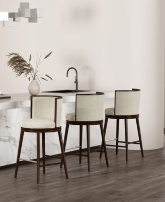 Evalyn 40" Upholstered Barstool