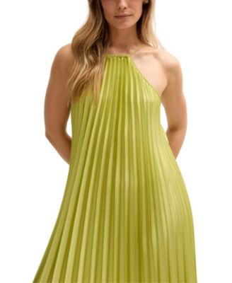 Women's Philomena Halter Neck Pleated Maxi Dress