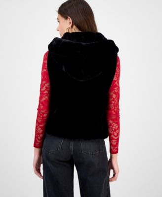 Women's Sophy Faux-Fur Hooded Vest