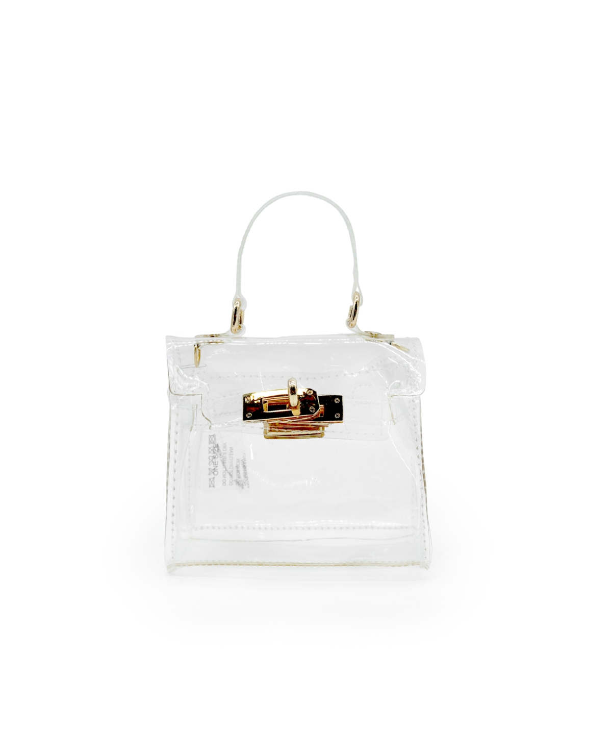 Zephyr Mini Top Handle Crossbody Bag - Clear