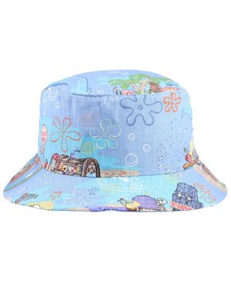 Men's and Women's Blue SpongeBob SquarePants Aloha From Bikini Bottom Bucket Hat