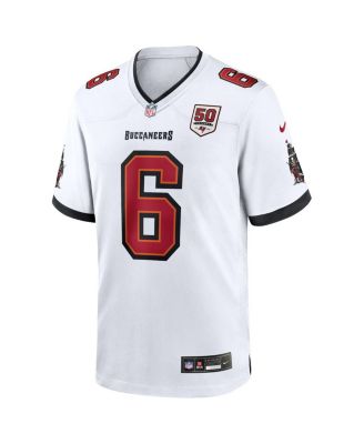 Men's Baker Mayfield White Tampa Bay Buccaneers 50th Anniversary Game Jersey